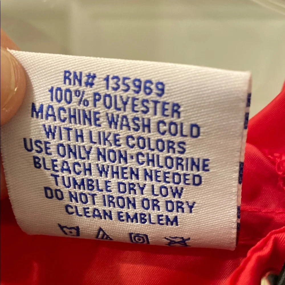 Champion Red Windbreaker Jacket - Picture 6 of 7